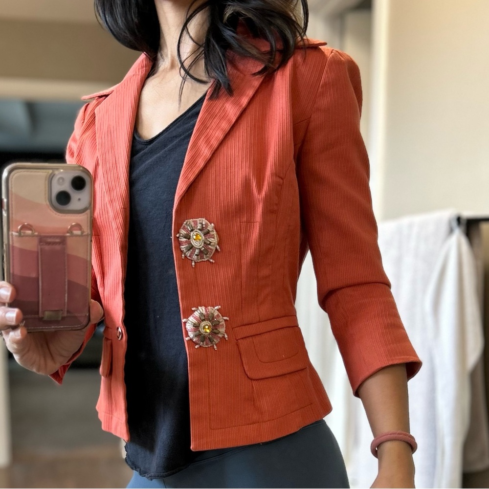 Vintage inspired tailored blazer